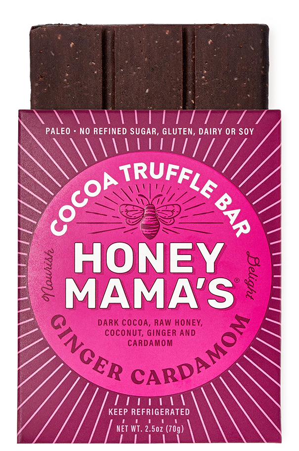 Honey Mama's Ginger Cardamom Cacao Bar