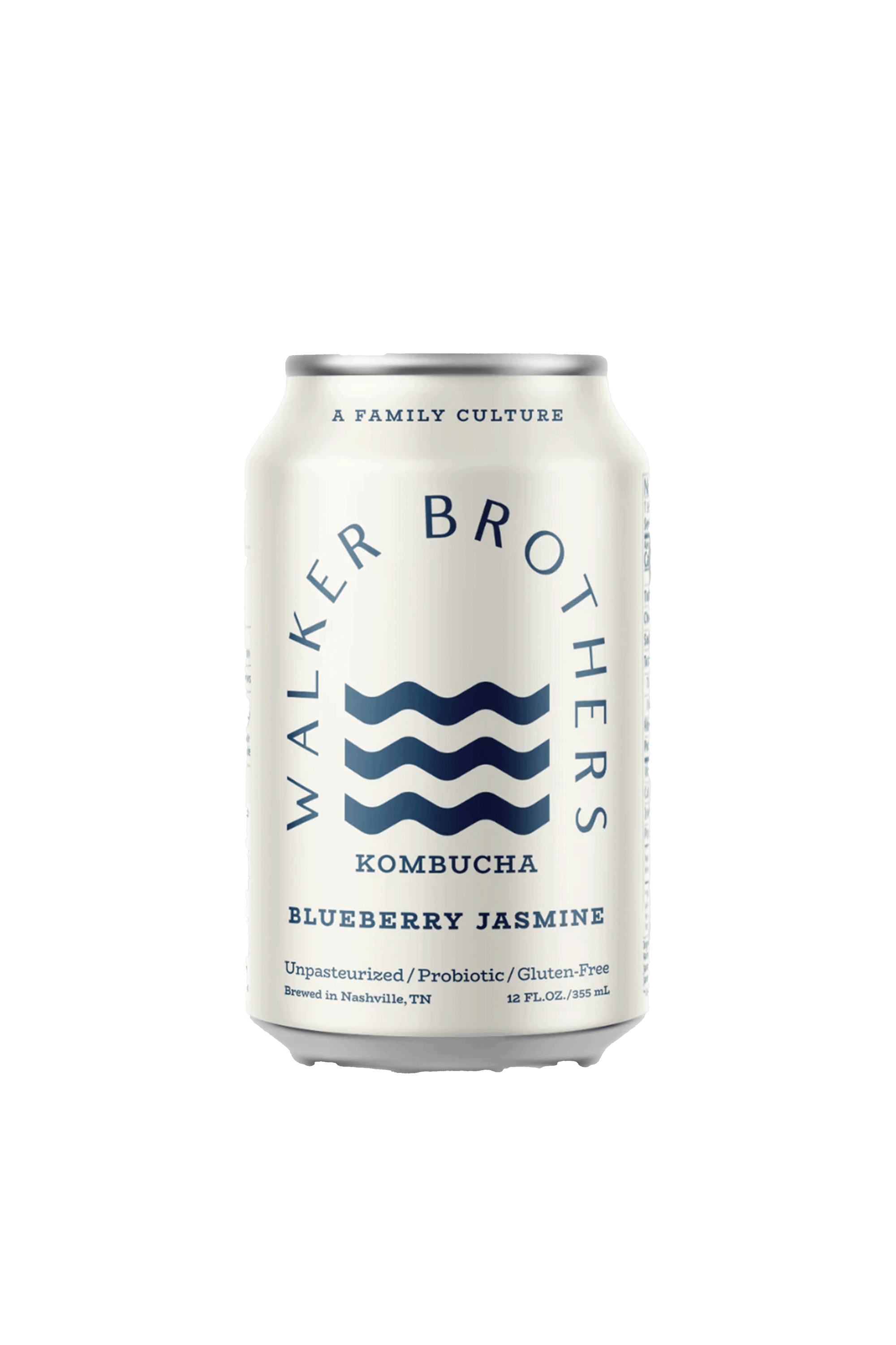 Walker Brothers Blueberry Jasmine Kombucha 12oz